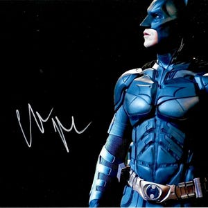 Christian Bale Autógrafo + COA (Batman)