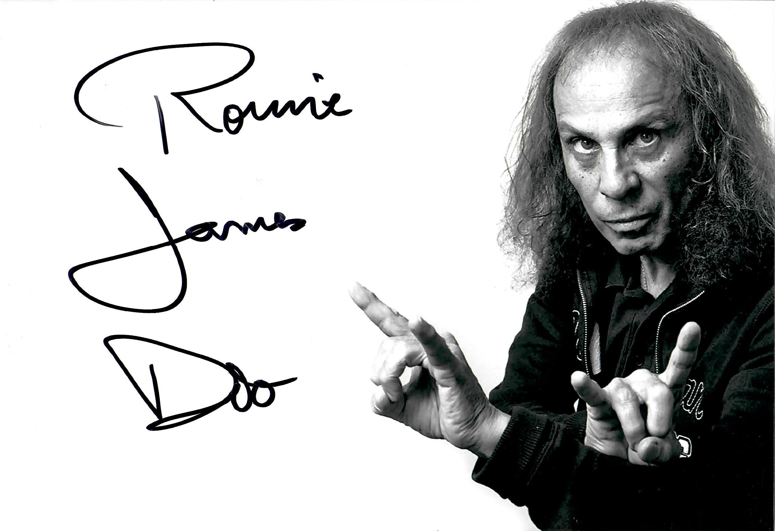 Ronnie James Dio Autograph - Etsy