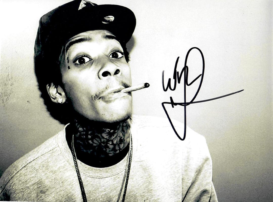 Wiz Khalifa Autograph + COA - Etsy