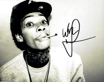 Wiz Khalifa Autograph + COA - Etsy