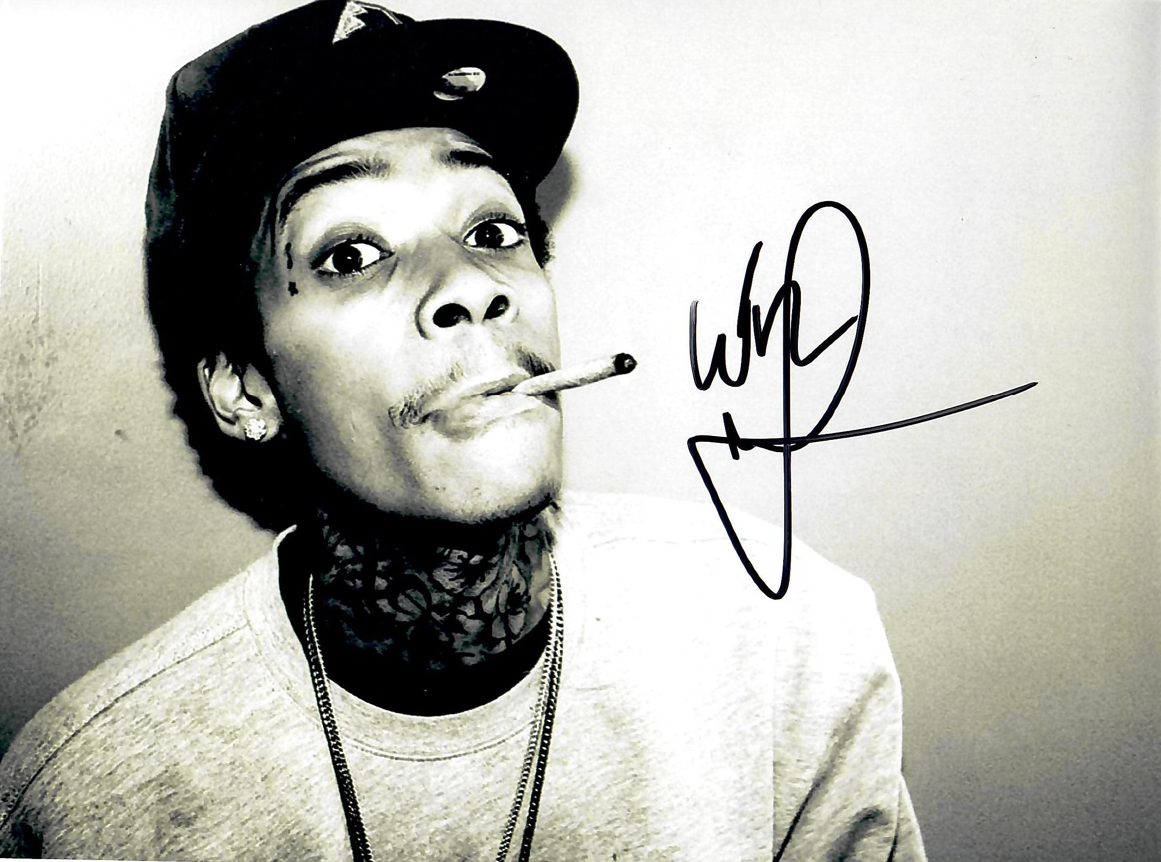 Wiz Khalifa Autograph + COA - Etsy