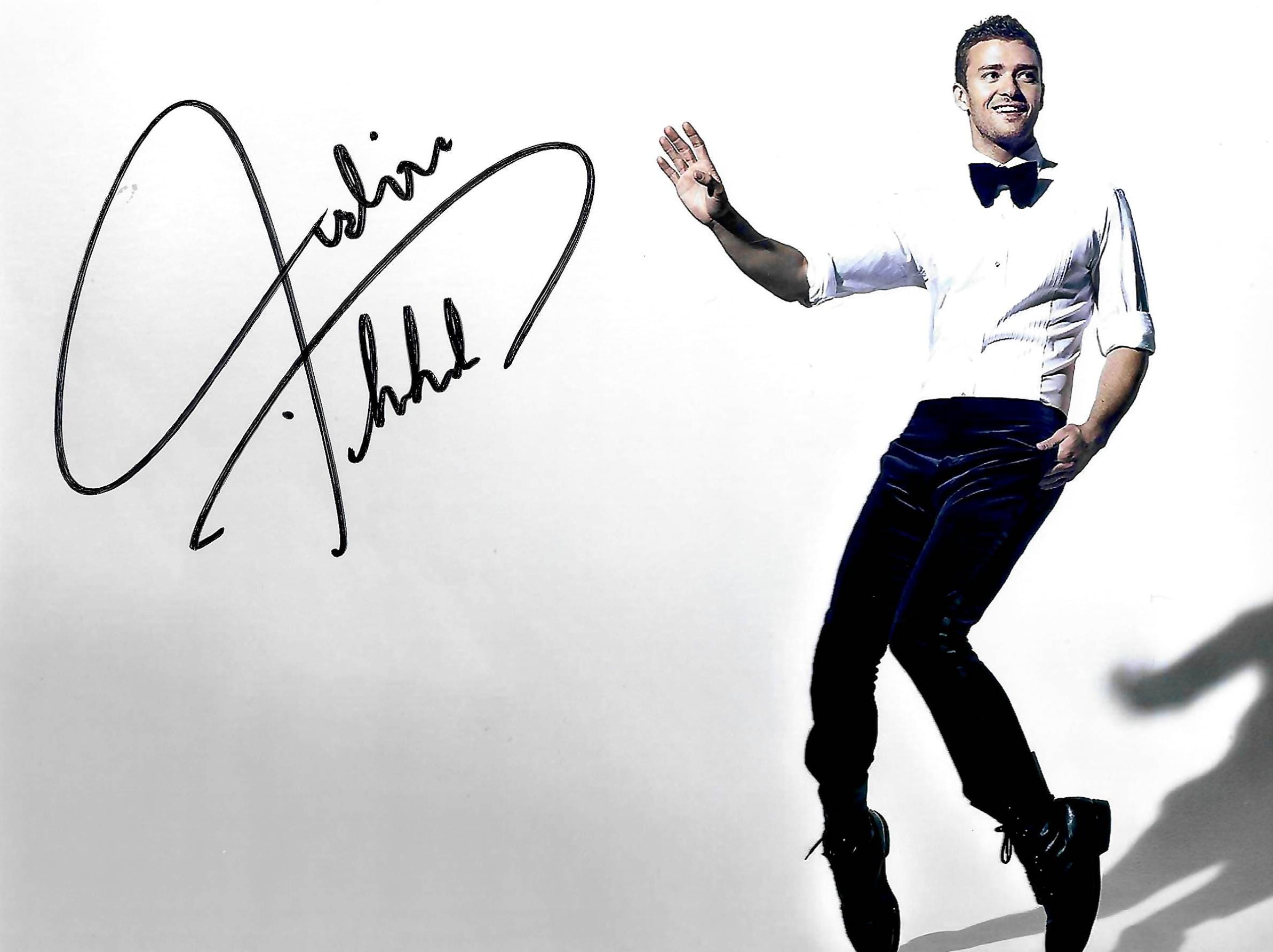 TUNEXX ARCTIC アティク アークティック ツーショット撮影参加券 Justin Timberlake Autograph + COA (NSYNC) - Etsy