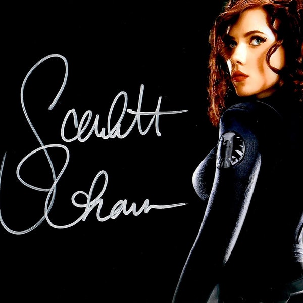 Scarlett Johansson Autograph + COA (Black Widow)