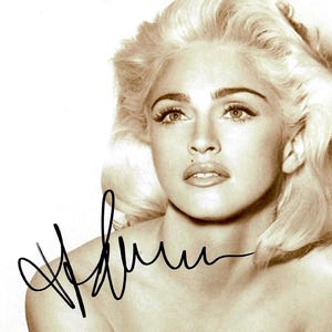 Madonna Autograph + COA