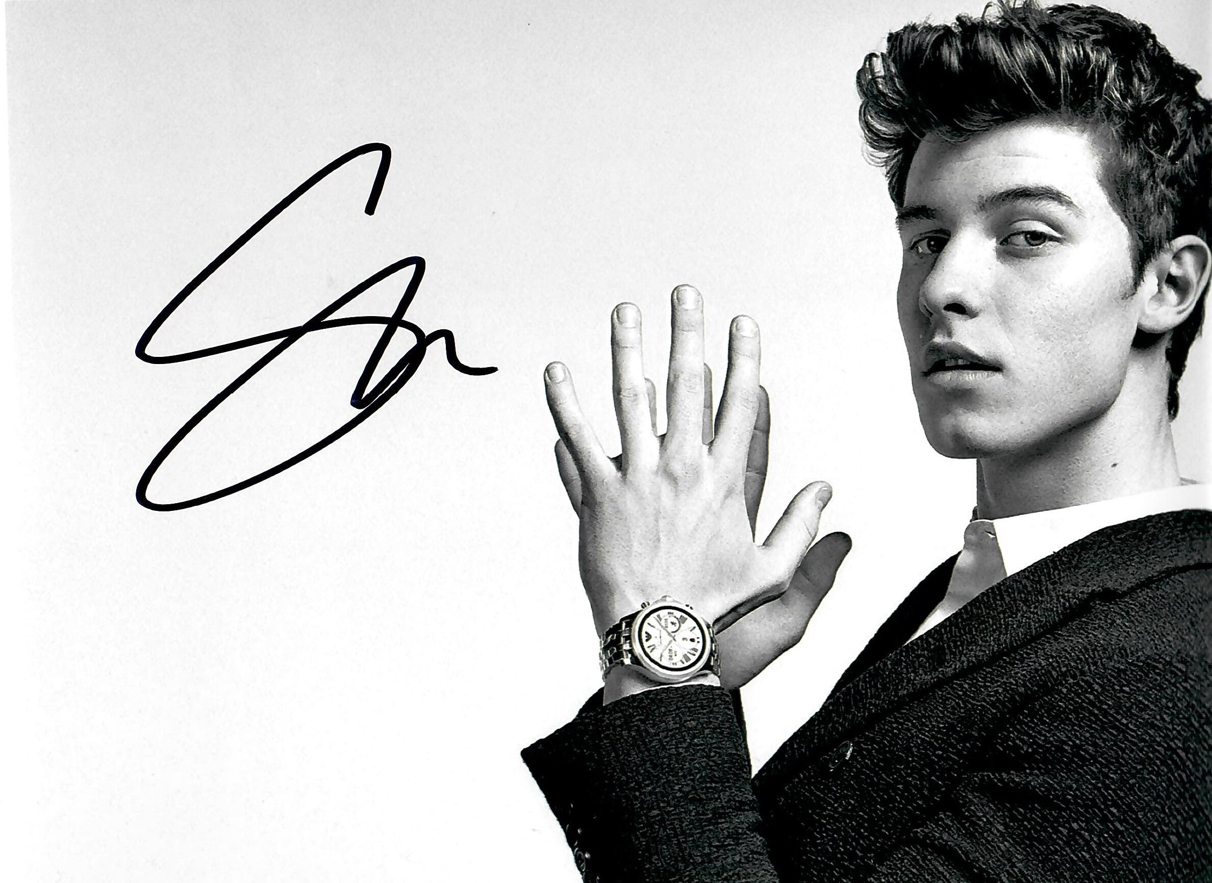 セール中…ショーン・メンデス直筆サイン入り超 大型写真…Shawn