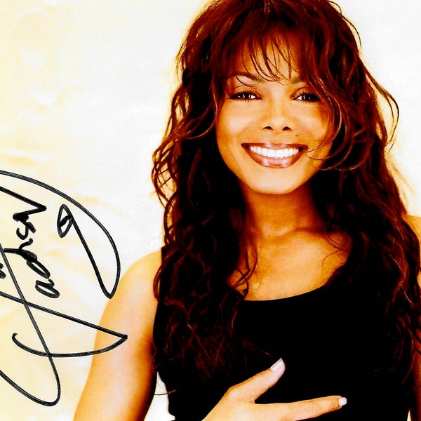 Janet Jackson Autograph + COA