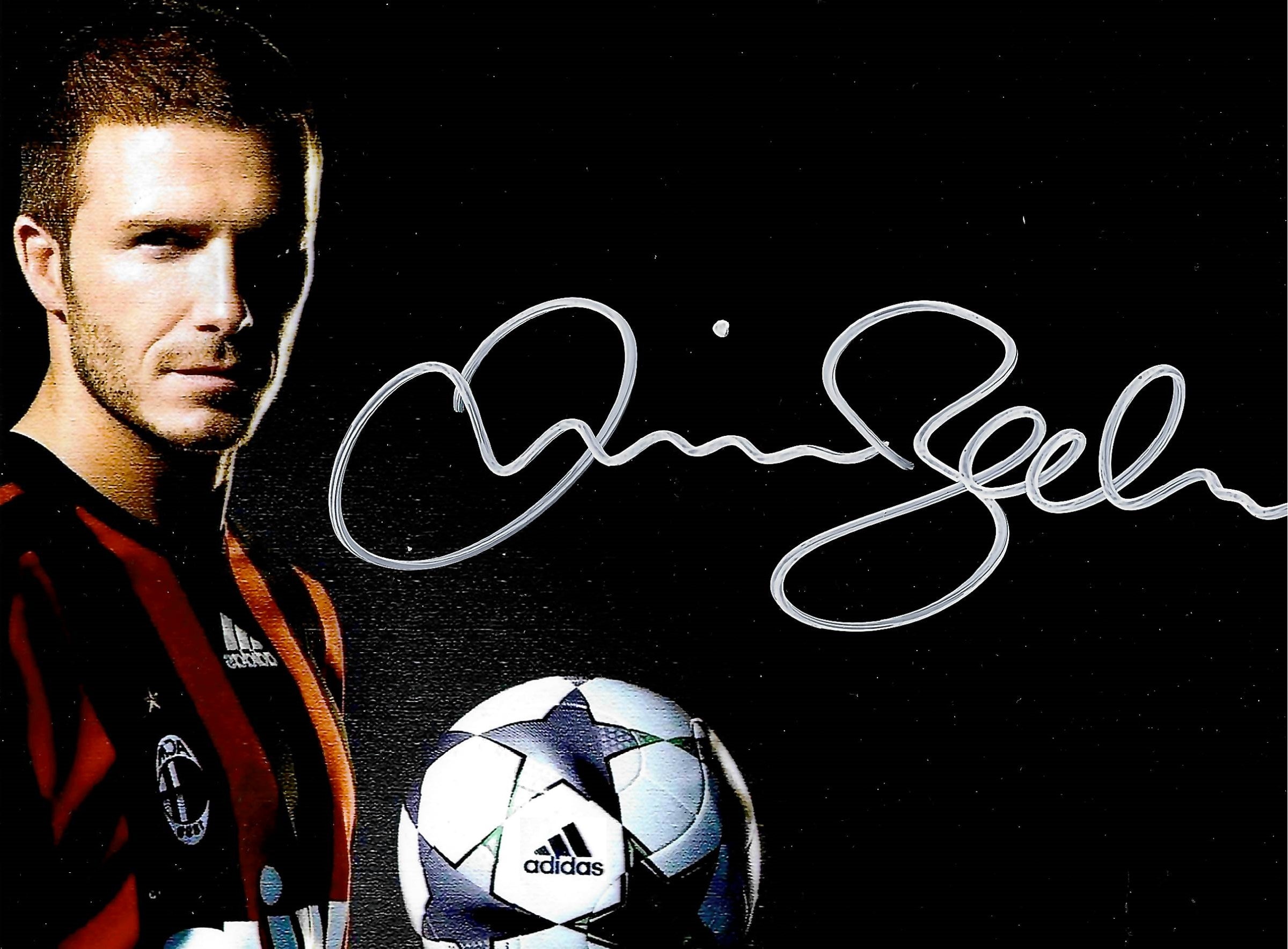 David Beckham Signed Autographed England Jersey Panini COA