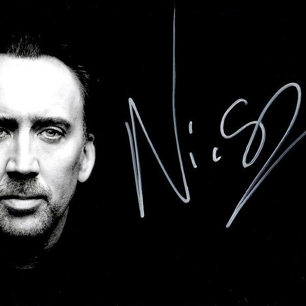 Nicolas Cage Autograph + COA