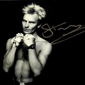 Sting autograph - Etsy 日本