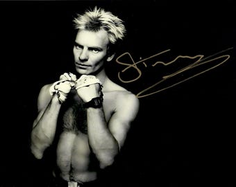 Sting Autograph + COA (The Police)