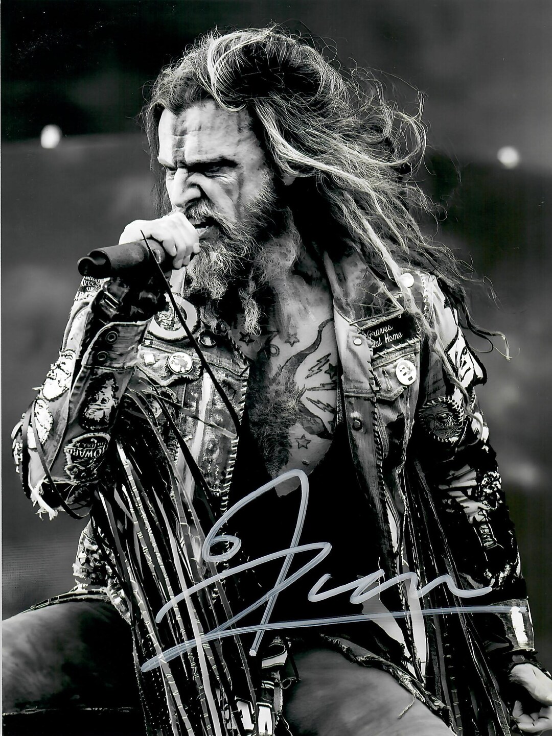 Rob Zombie Autograph + COA - Etsy