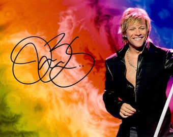 Jon Bon Jovi Autograph (Autogramm) + COA