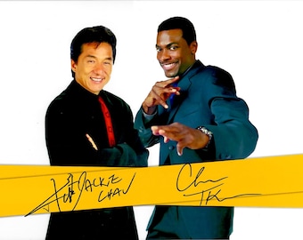 ジャッキーチェンとクリスタッカー直筆サイン入り2Lサイズ写真… クリス・タッカー直筆サイン入り写真 - ラッシュアワー - COA付き