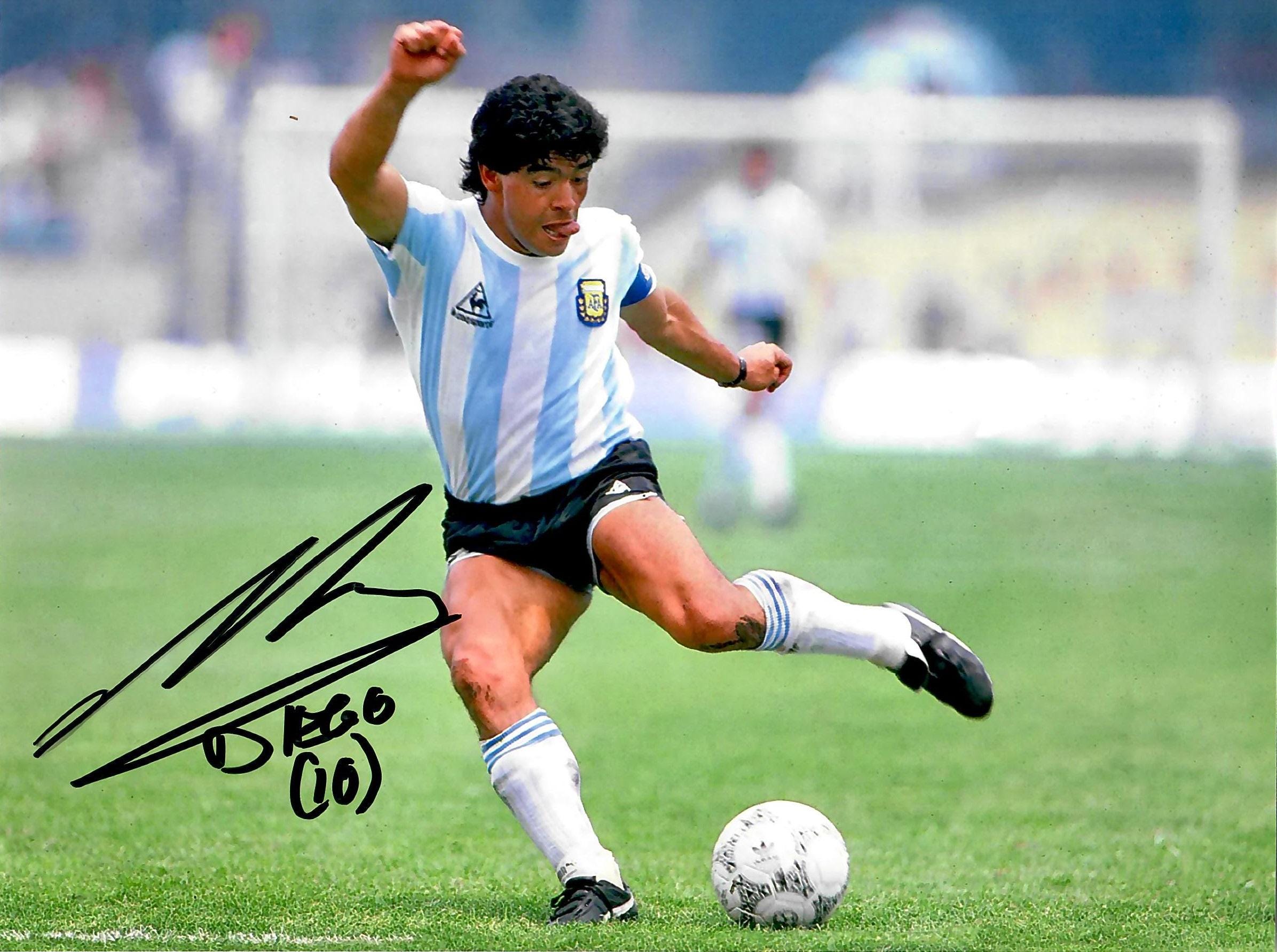 Diego Maradona Autograph + COA