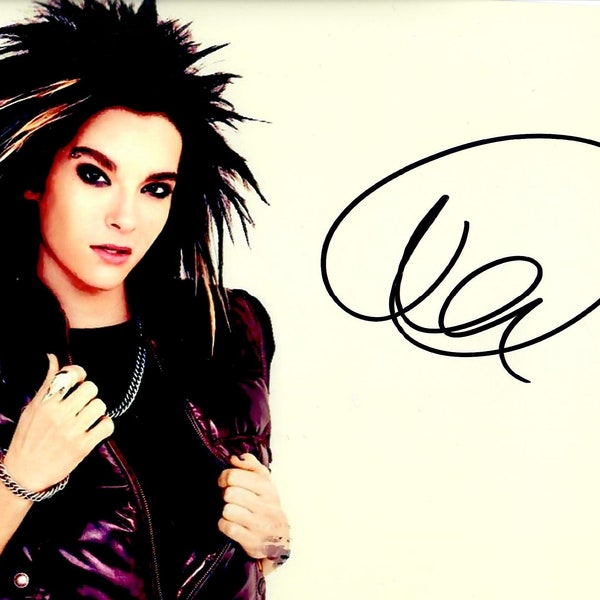 Bill Kaulitz Autograph + COA (Tokio Hotel)