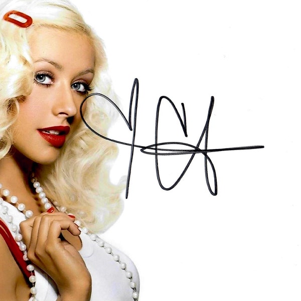 Christina Aguilera Autograph + COA