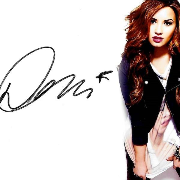 Demi Lovato Autograph + COA