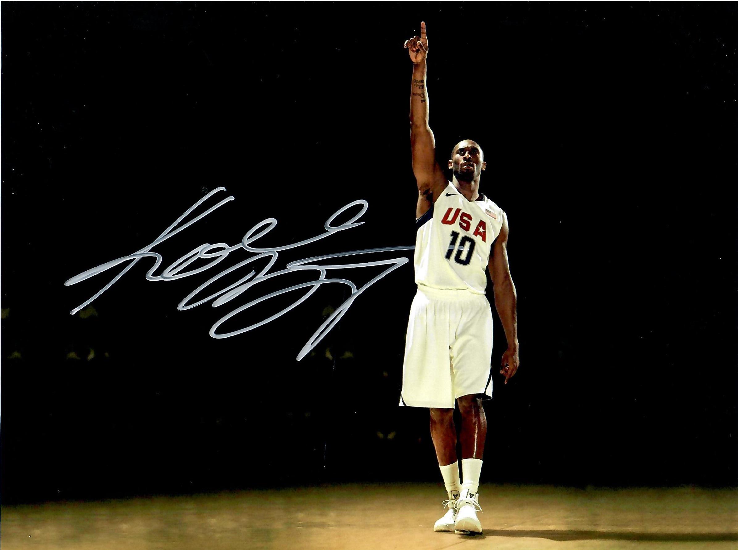 authentic kobe bryant signature