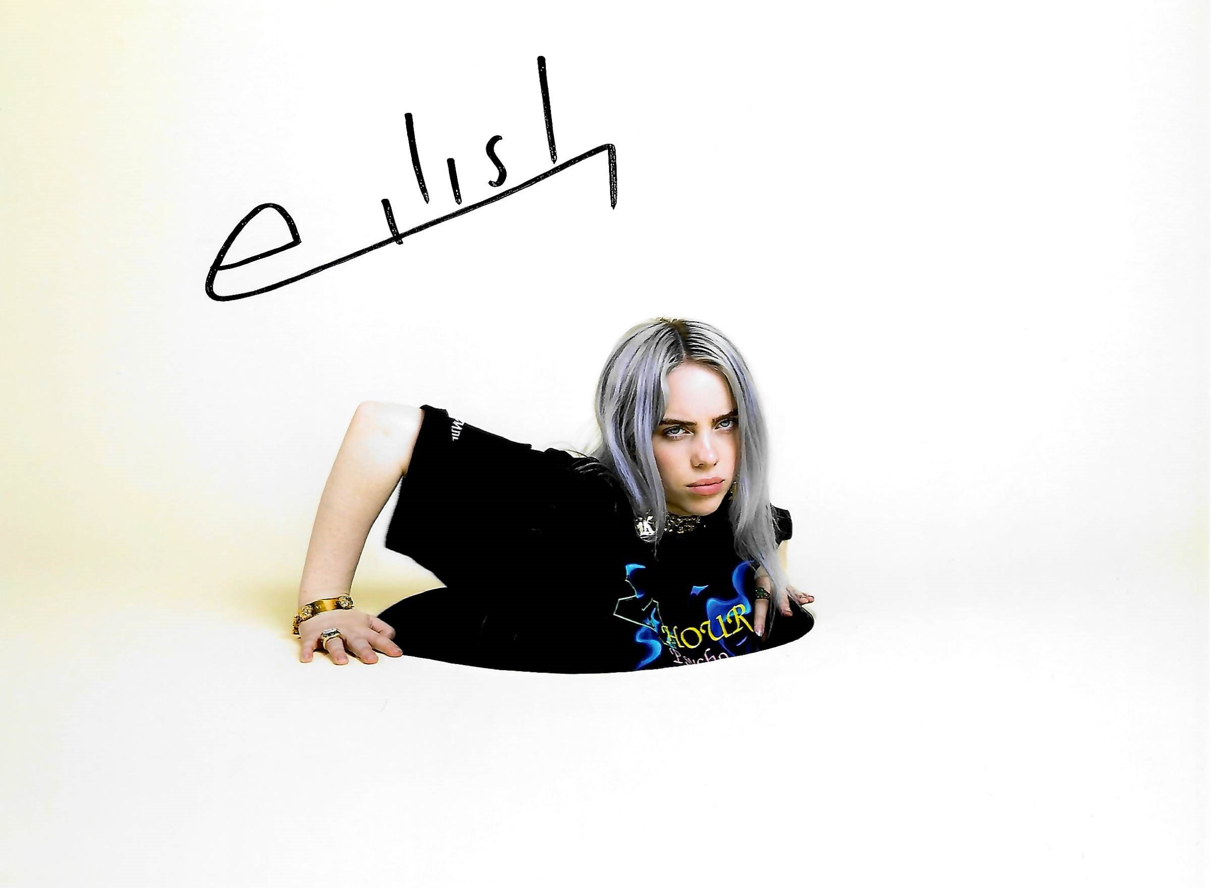 Billie Eilish Autograph autograph COA - Etsy
