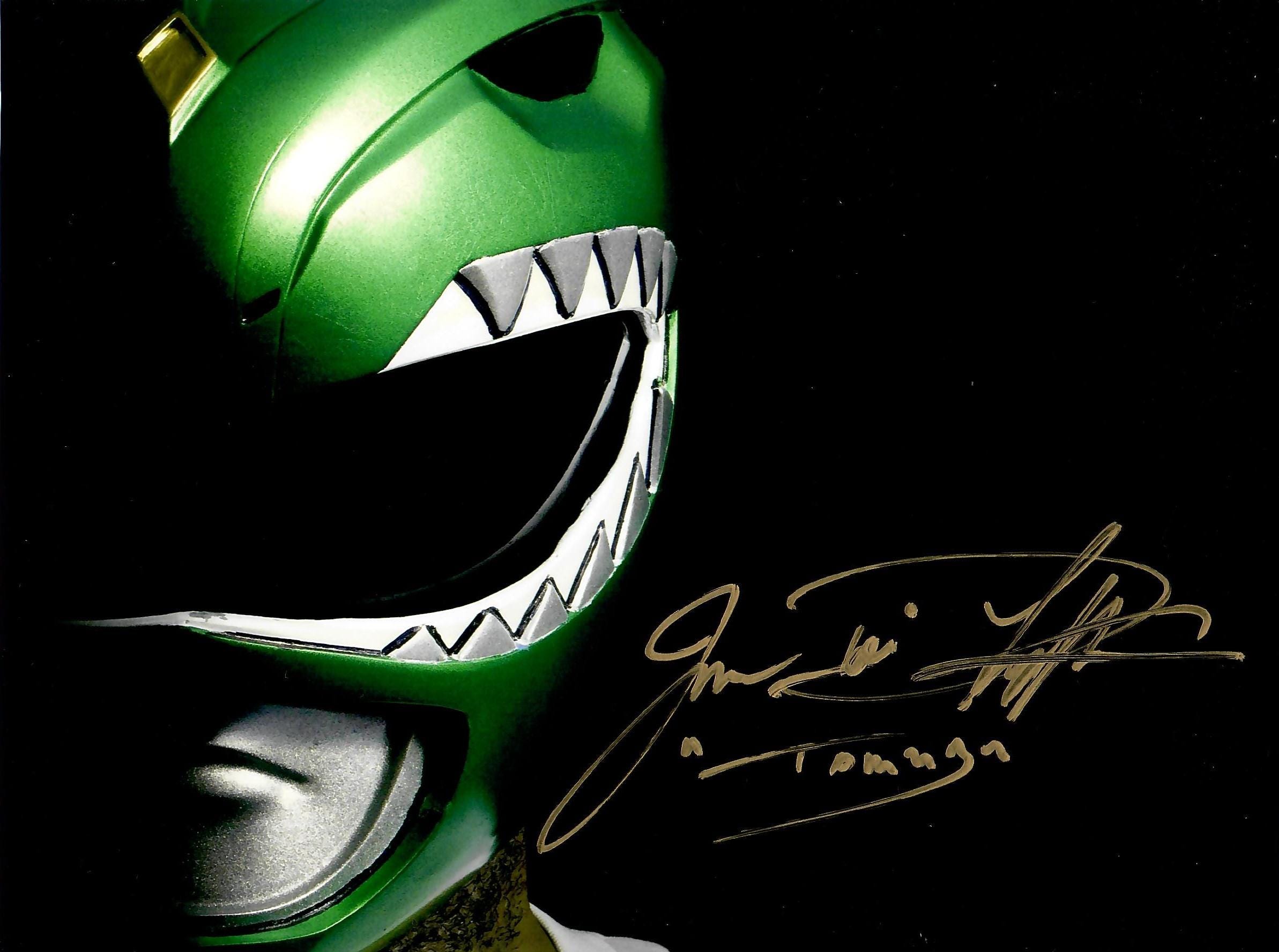 ジェイソン・デビッド・フランク氏 直筆サイン パワーレンジャー　#1 アメコミ POWER RANGERS GREEN RANGER JDF SIGNED JASON DAVID FRANK 8X10 PRINT