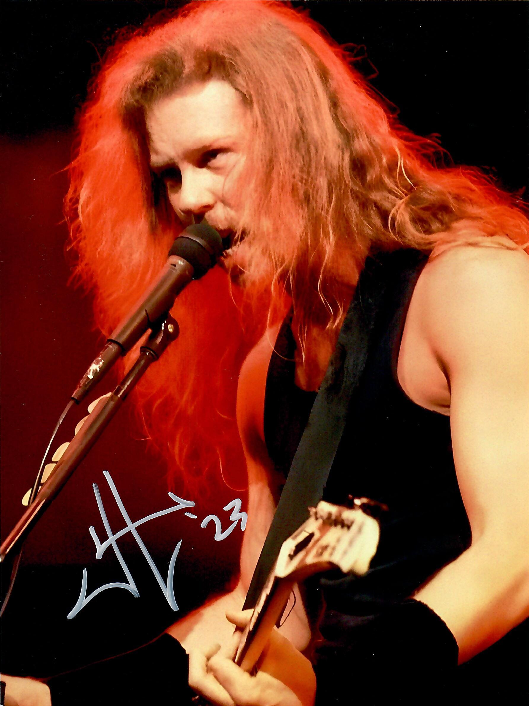 Kirk Hammett Signed - Etsy