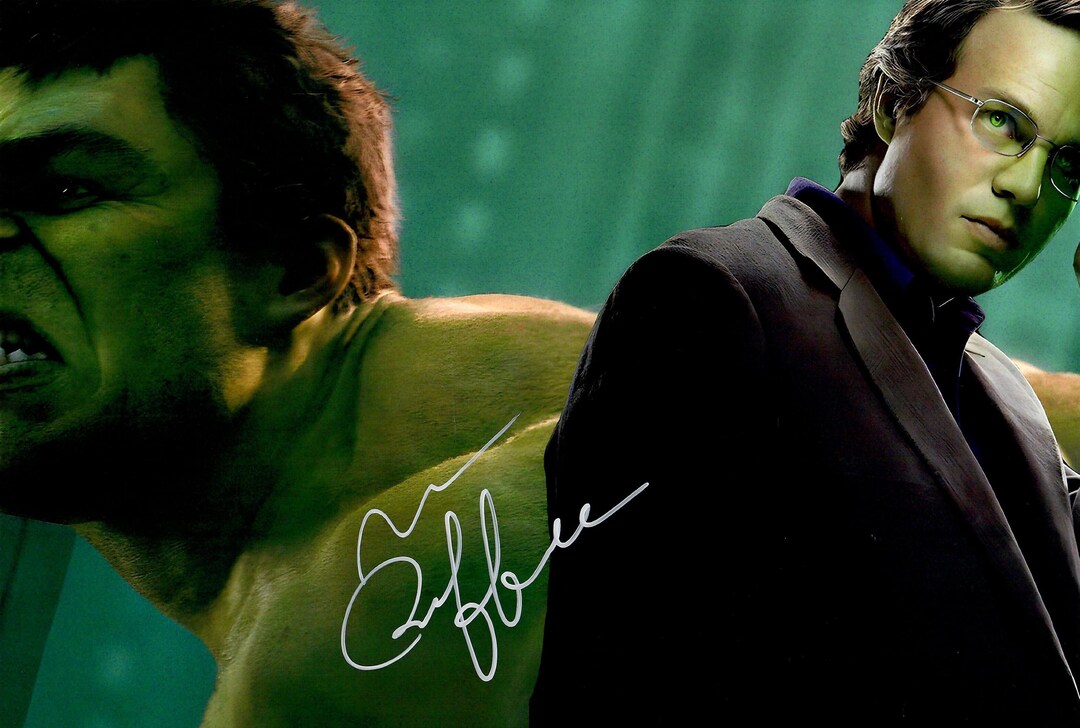 Mark Ruffalo Autograph + COA (hulk/avengers) - Etsy