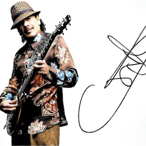 Carlos Santana Autograph + COA (Santana)
