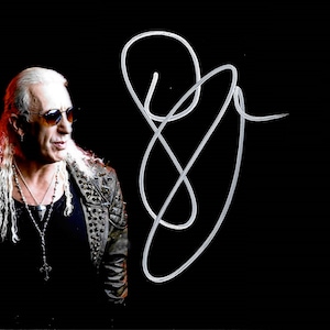 Dee Snider Autograph + COA (Twisted Sister)