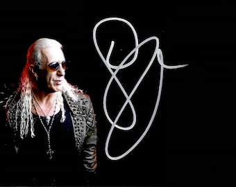 Dee Snider - Twisted Sister - autografo (autografo) + certificato di autenticità