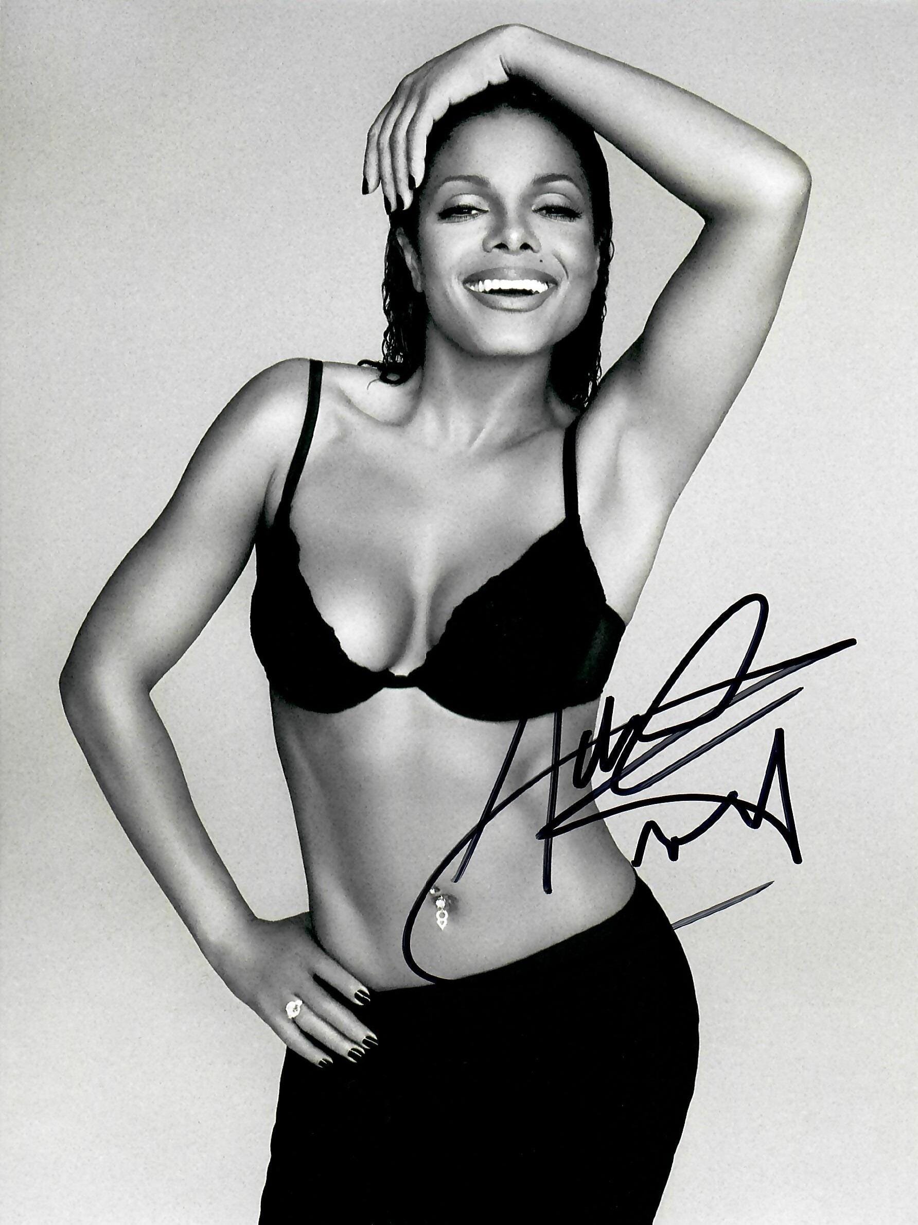 Janet Jackson Autographed - Etsy