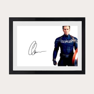 Chris evans signed - Etsy 日本