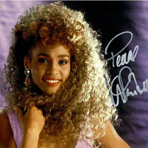 Whitney Houston Autograph + COA