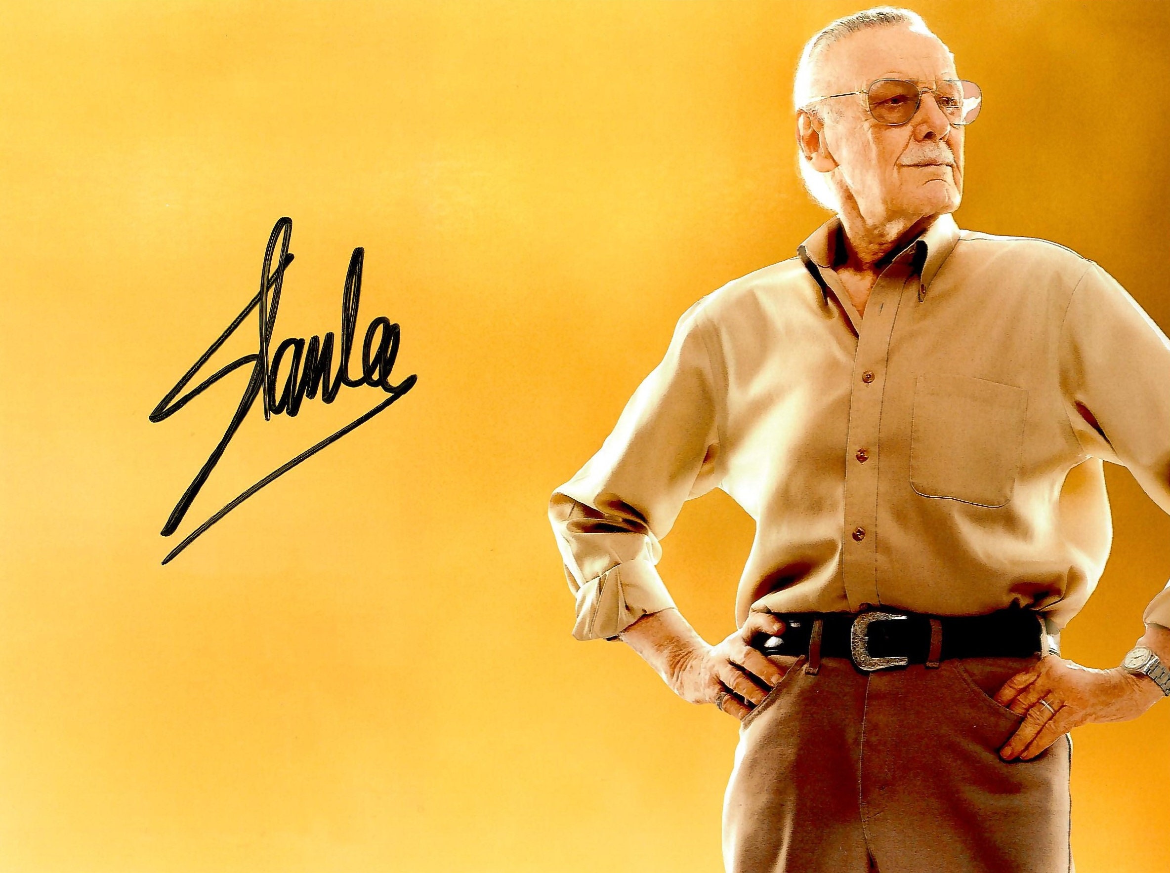 スタン・リー 直筆サイン Stan lee signed - Etsy 日本