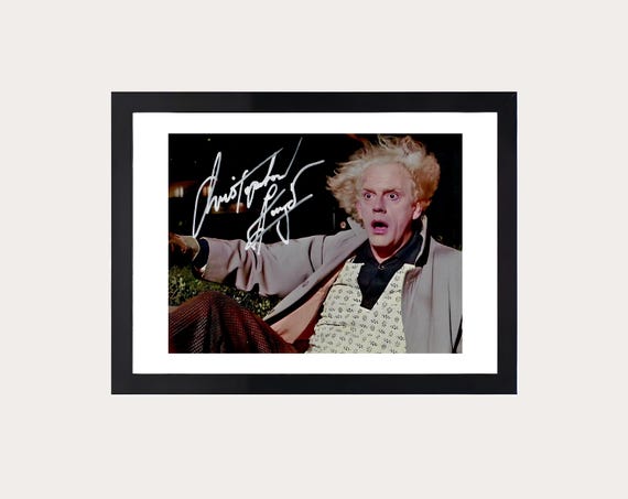 Christopher Lloyd Autograph + COA (Back to the Future) - Etsy.de
