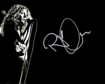 Robert Plant Autograph + COA  (Led Zeppelin)