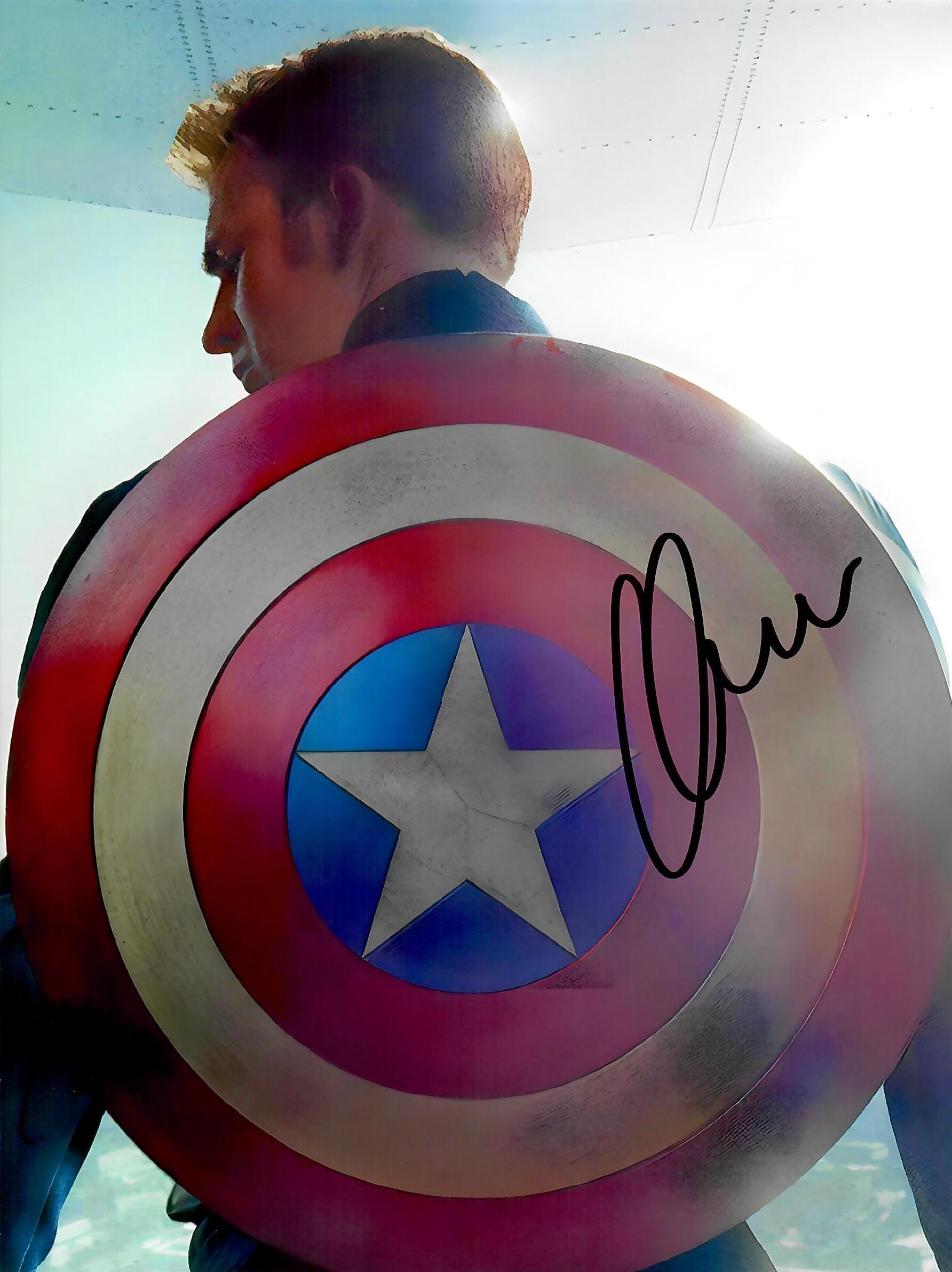 Chris evans signed - Etsy 日本