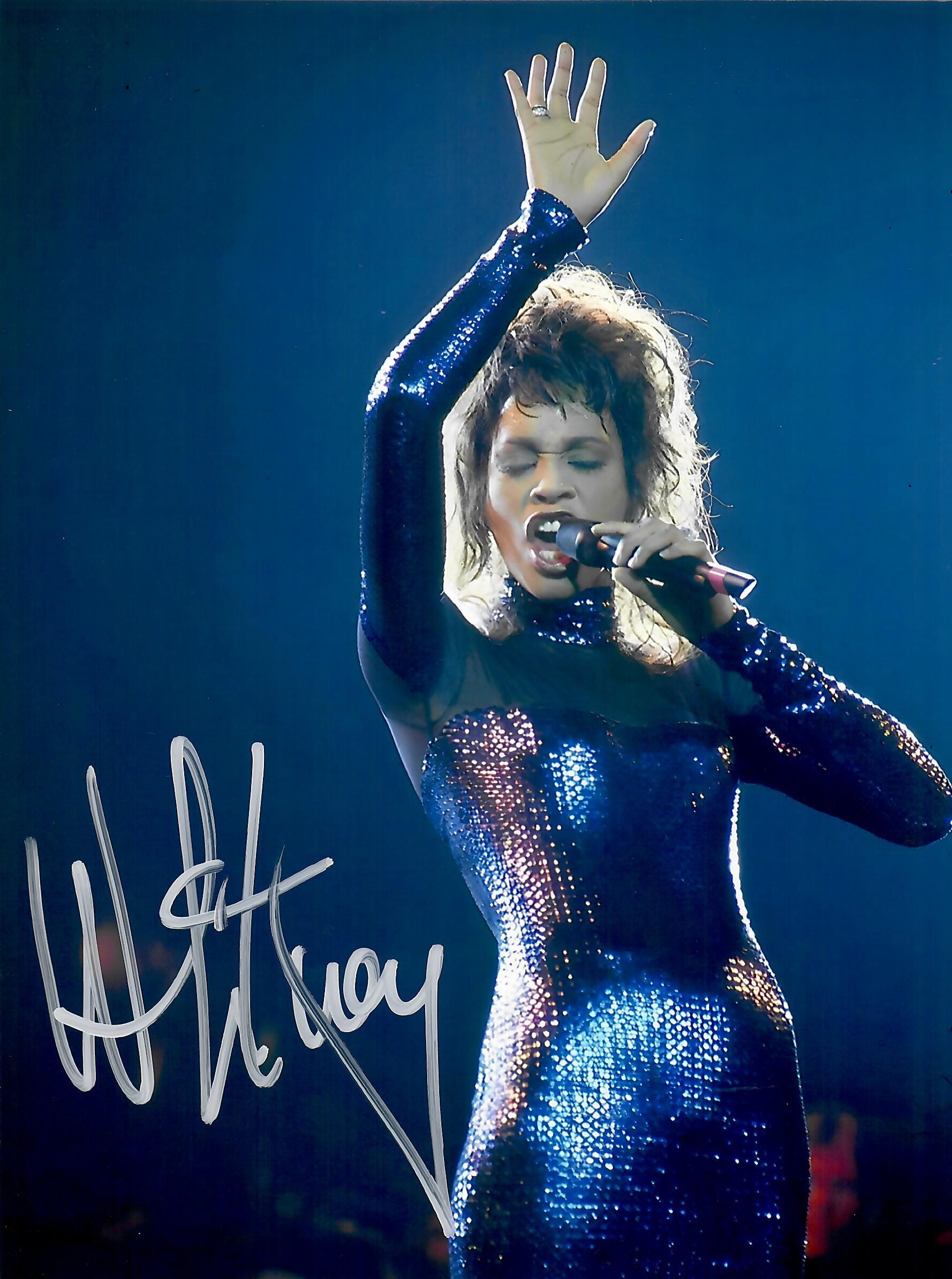 Whitney Houston Autograph + COA - Etsy