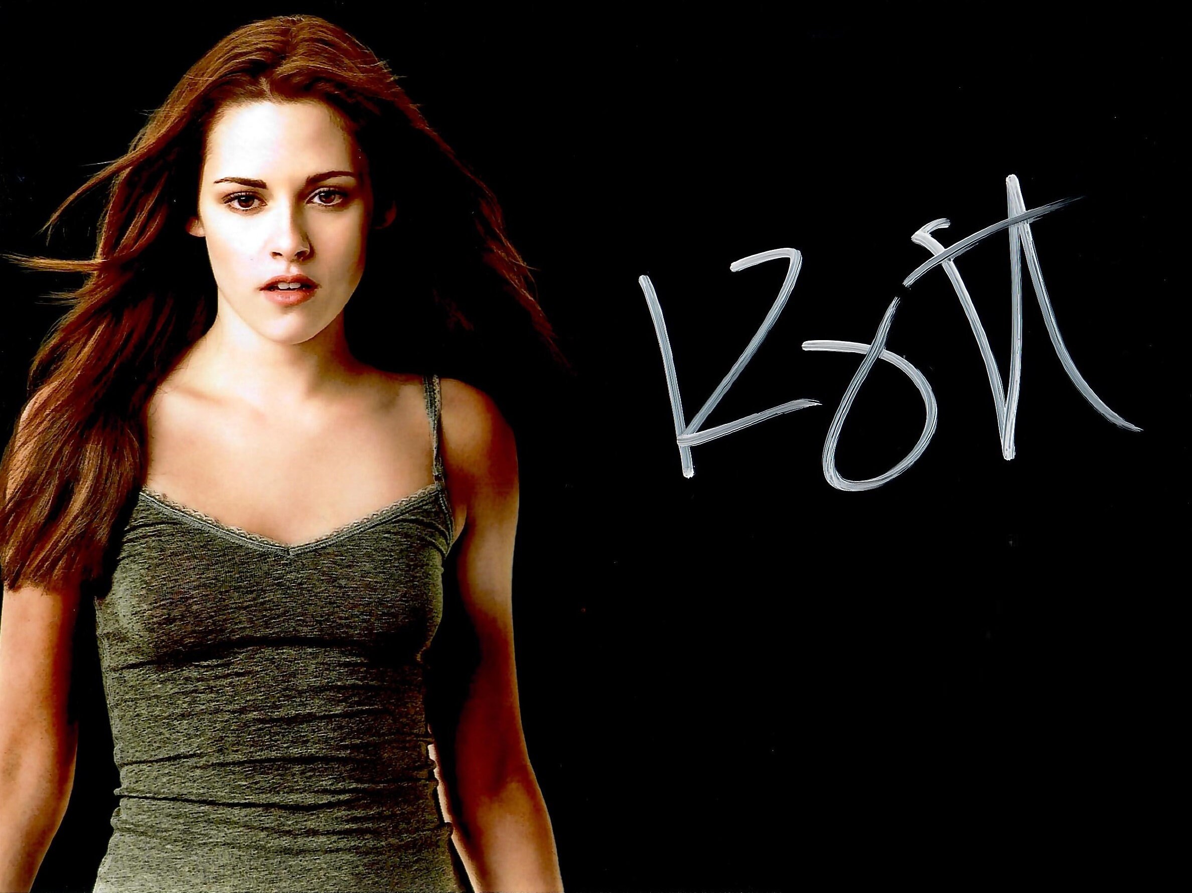 kristen stewart autograph