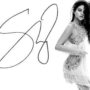 Selena Gomez Autograph + COA