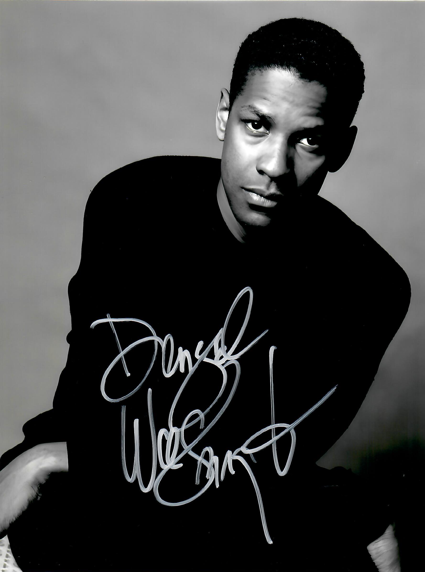 Denzel Washington Autograph - Etsy