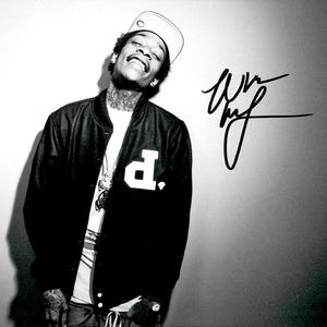 wiz khalifa 直筆サイン入りフォト Whiz Khalifa Autograph + COA - Etsy