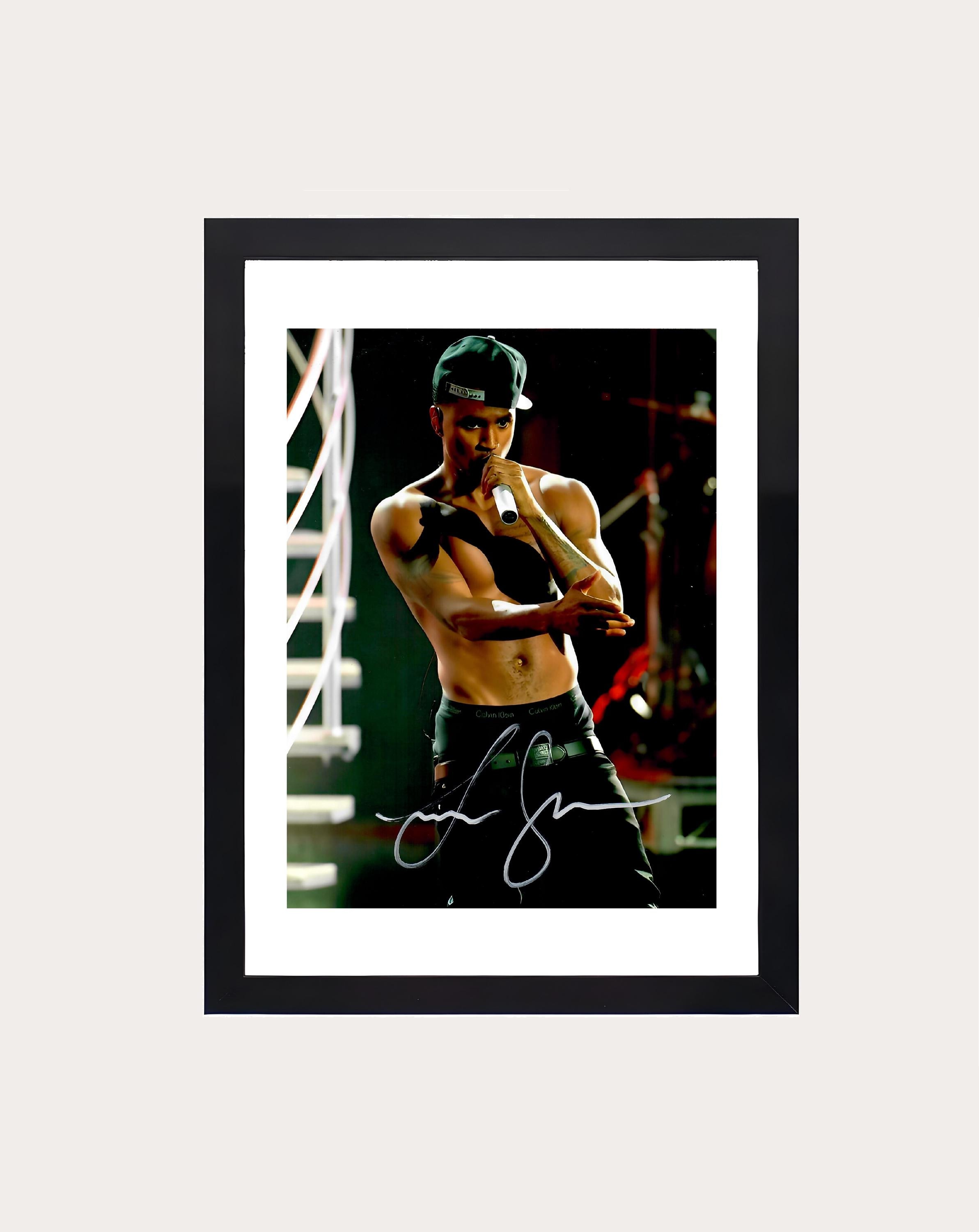 クリスブラウン直筆サインいり、絵画 Chris brown autograph - Etsy 日本