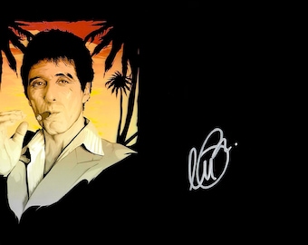 Al Pacino (Scarface) Autograph (Autogramm) + COA