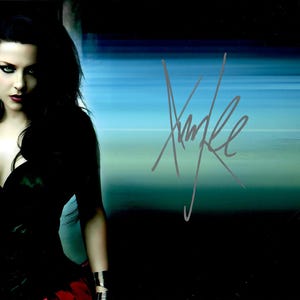 Autografo di Amy Lee + certificato di autenticità (Evanescence)