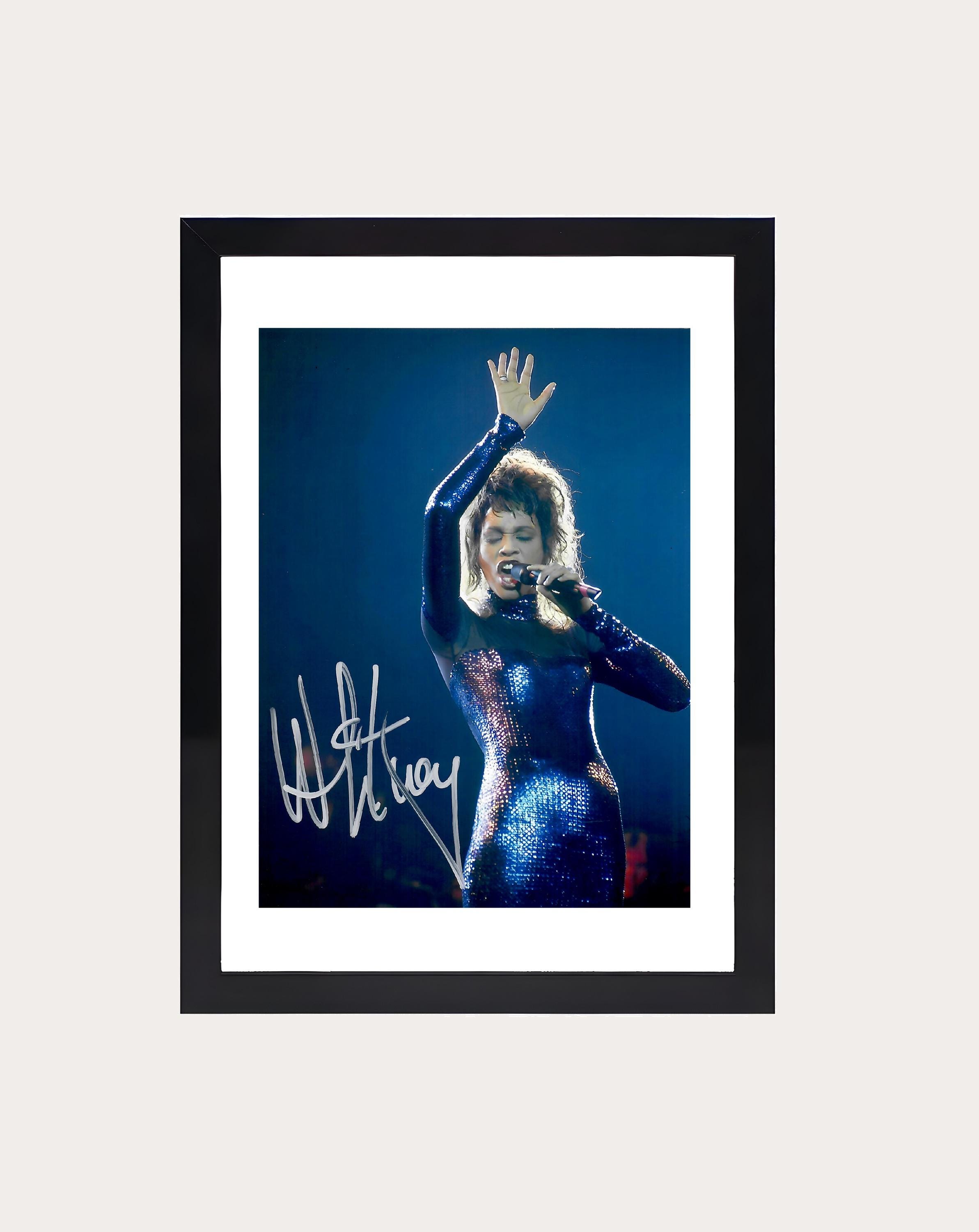 Whitney Houston Autograph + COA - Etsy