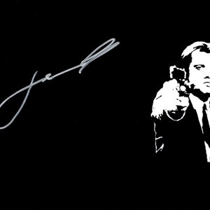 John Travolta hand signed autograph + COA (Pulp Fiction)