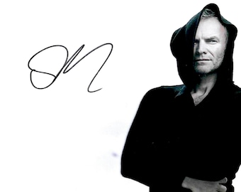 Sting (The Police) Autograph (Autograph) + COA