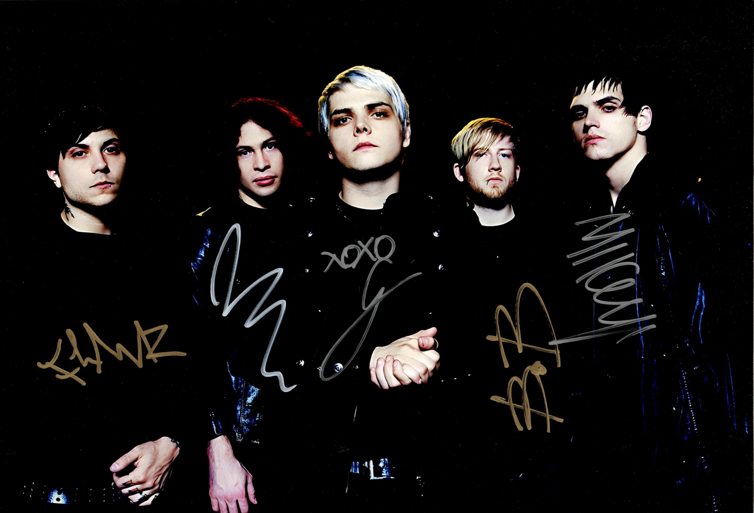 My Chemical Romance Autograph - Etsy