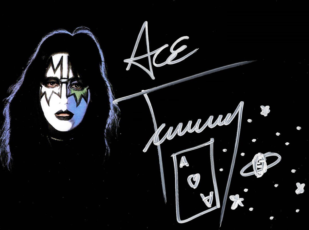 Ace Frehley Autograph + COA - Kiss - Etsy