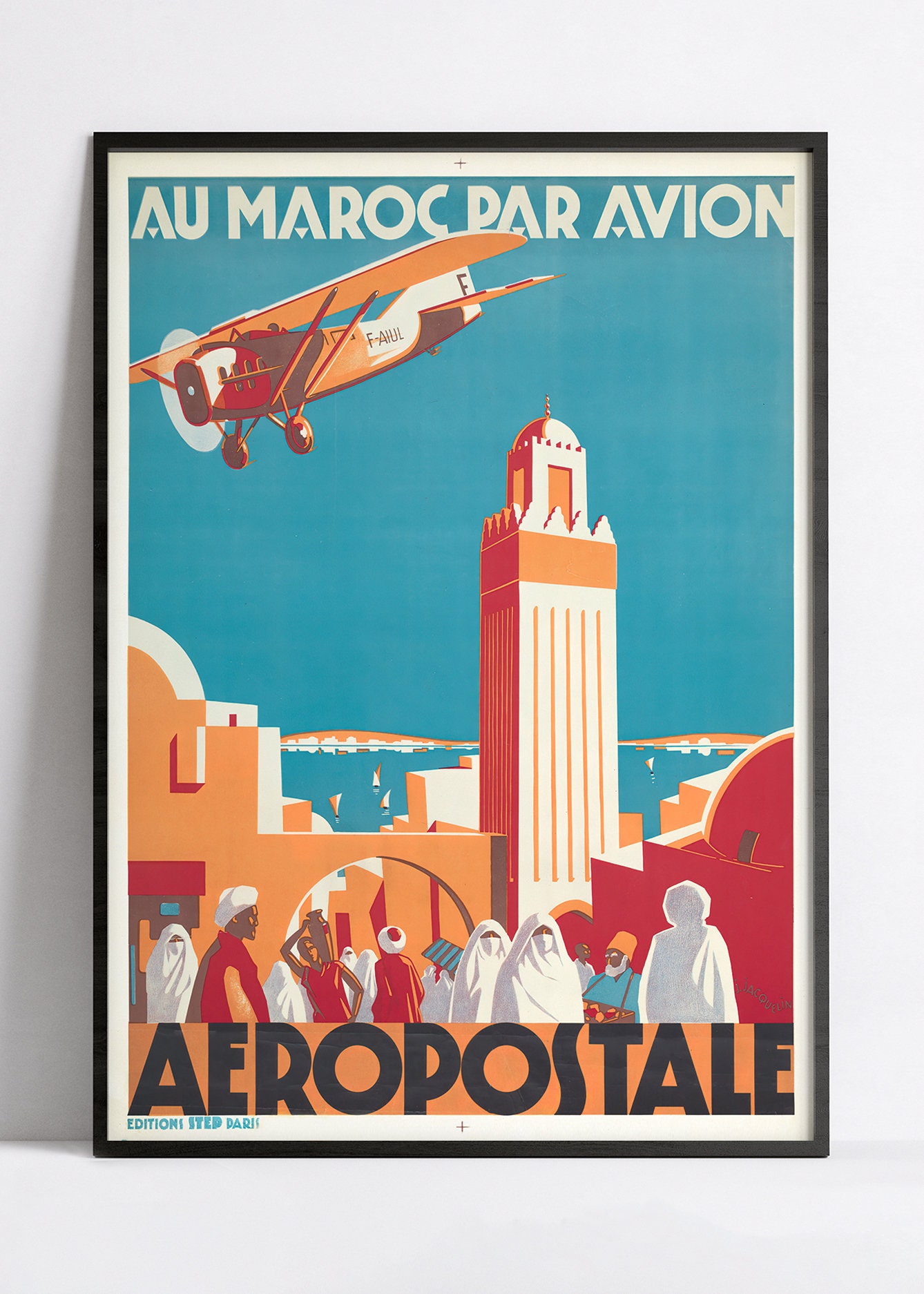 Vintage Air France Poster - Airline Poster - A3, A2, A1, A0